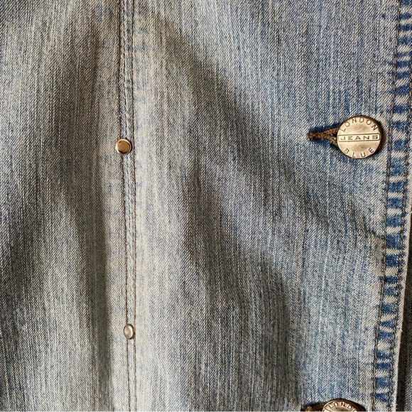 Blue Jean Studded Dress - Picture 8 of 9